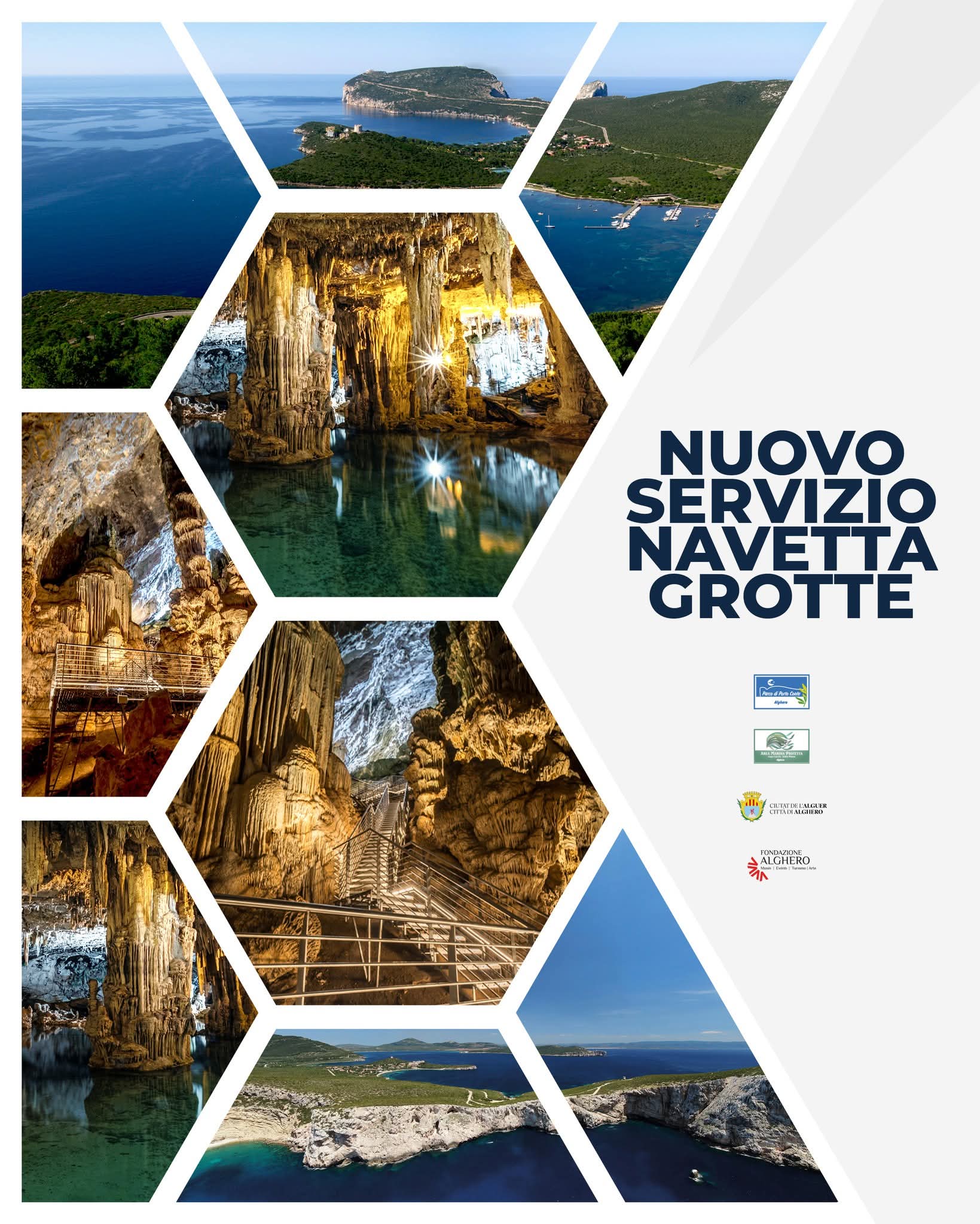 Nuovo servizio navetta per le Grotte di Capo Caccia, all’insegna di un’estate più sicura e sostenibile.